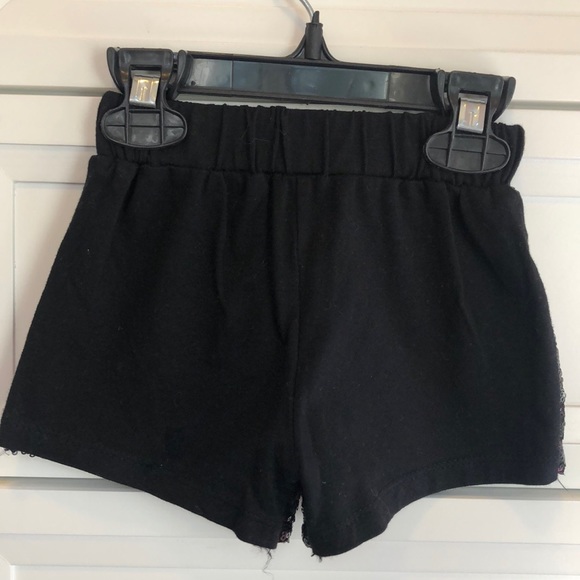 Sequin black toddler shorts size medium - Picture 2 of 2